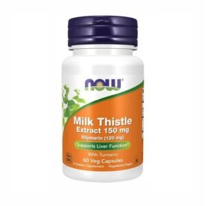 NOW FOODS MILK THISTLE EXTRACT 150MG SILYMARIN 120MG B60 CAPSULES