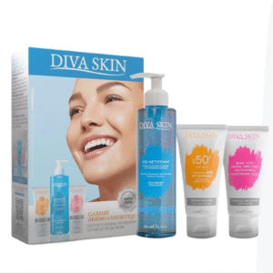 Diva Skin PACK Creme Anti Taches 50ml+ Gel Nettoyant 200ml + Ecran Invisible