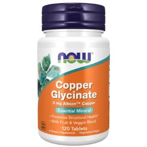 NOW COPPER GLYCINATE 3MG B120 COMP